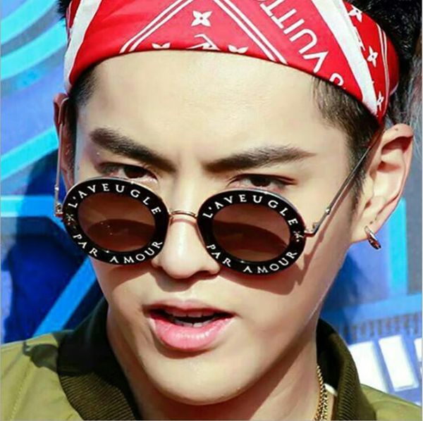 

круглые металлические очки мужчины женщины мода очки конструктора тавра ретро винтажные солнцезащитные очки uv400 защиты бесплатная доставка, White;black