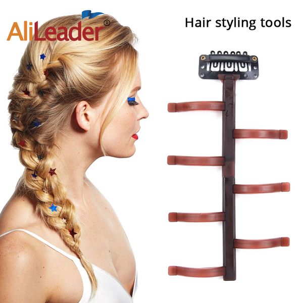 Stylish French Hair Braid Styling Tool Hair Roller Braiders Magic Twist Tool For Women Bun Maker Brown Black Color Doughnut Bun Hairstyles Big