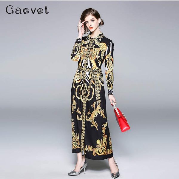 

gaovot black maxi vintage dress women evening elegant long party dresses large size autumn winter 2018 sundress tunic, White;black