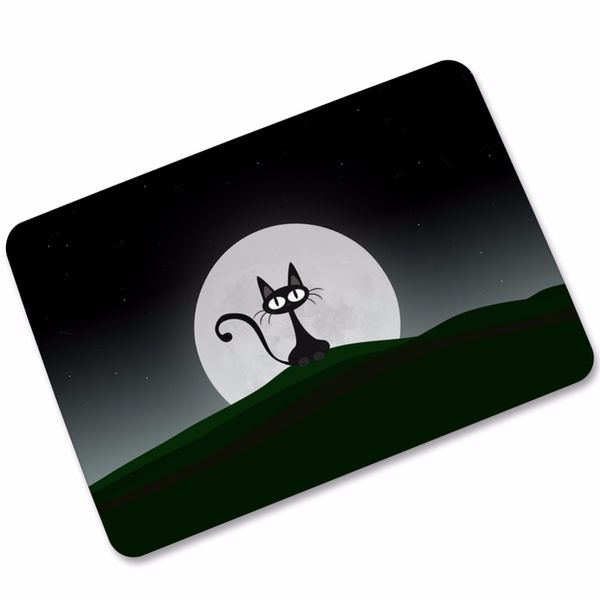 Dropshipping Dog Cat Entrance Doormats Funny Rubber Door Mat Carpet For Living Room Bedroom Floor Mats Kitchen Rugs Customized Cushions For Outdoor