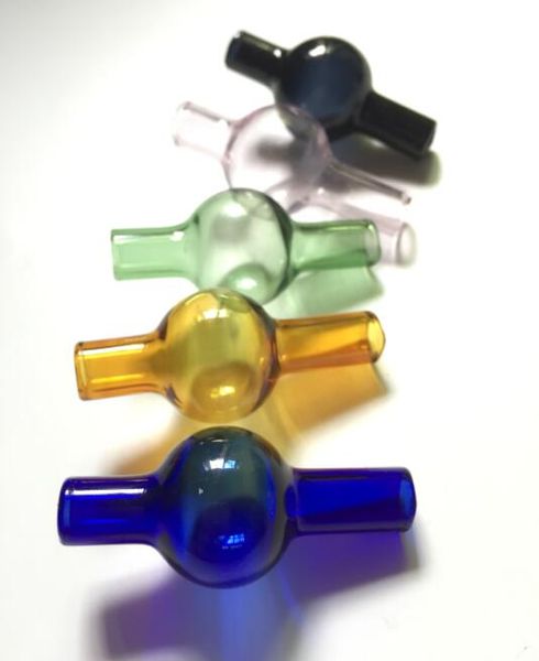 Nuovo tappo universale in vetro colorato a bolle di carbonio con cupola a sfera rotonda per tubi dell'acqua in vetro, chiodi termici al quarzo spesso XL Accessori per narghilè