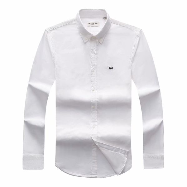 

drop shipping 2018 19 autumn men's long sleeved slim fit shirts men brand polo shirts fashion 100% oxford casual shirt small horse clot, White;black