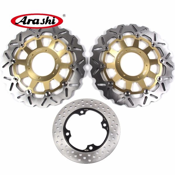 ARASHI Für HONDA CBR954RR 2002 2003 Vorne Hinten Bremsscheibe Rotoren Disk Kit CBR 954 RR CBR954 954RR 02 03