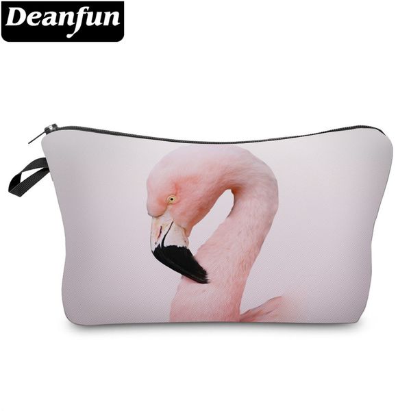 

deanfun women cosmetic bags 3d printed cute flamingo necessaries for women makeup organizer 51282
