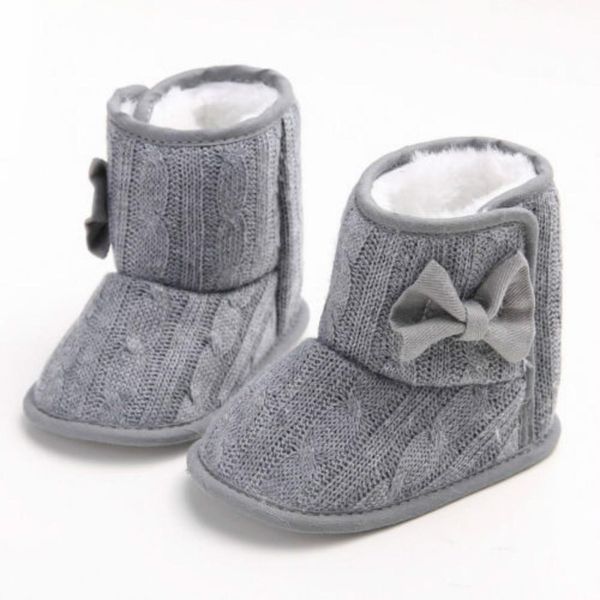 

baby boots toddler girl boots shoes infant baby winter warm casual soft sole prewalker sneakers 2018, Black;grey