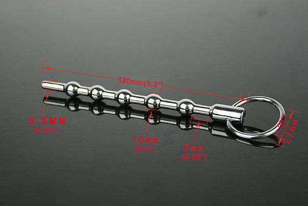 Keuschheitsgürtel Edelstahl klingende männliche Harnröhren-Stretching-Plug-Rohrleitung #t65