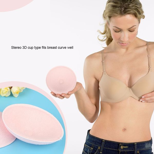 12 unids Reutilizable Senos de lactancia Almohadillas Lavable Absorbente Suave Amamantamiento