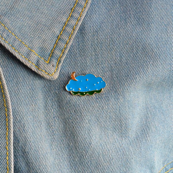 

jewelry brooch pin for women brooches pins star moon bohemian clouds hijab up or girls gift wedding party anniversary thanksgiving day, Gray