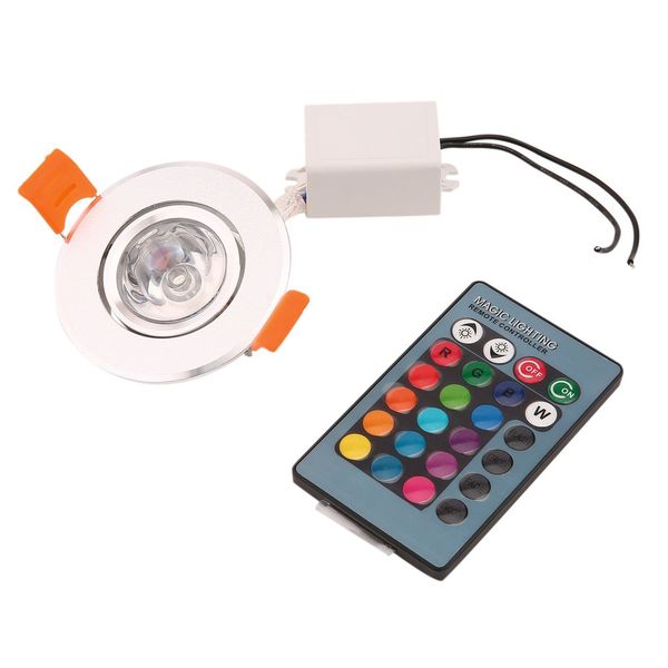 2019 3w Rgb Led Recessed Ceiling Light Spotlight Downlight Lamp No