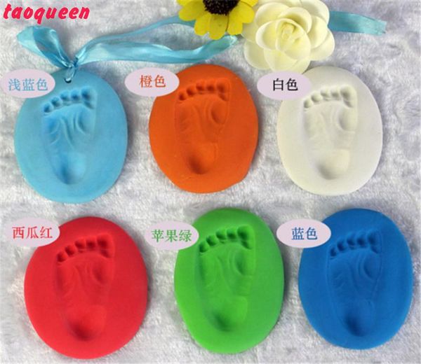 

taoqueen imprint kit casting parent-child hand inkpad fingerprint baby care air drying soft clay baby handprint footprint
