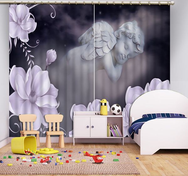 

euroepan custom p bedroom living room curtain high-precision blackout polyester/cotton 3d drapes