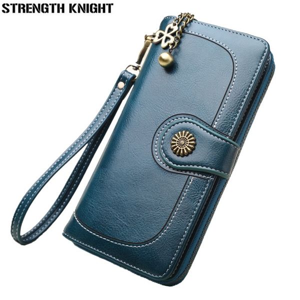 

women' wallet ladies purse 2019 long wallets female fashion pu leather billetera zipper money coin purse cartera mujer, Red;black