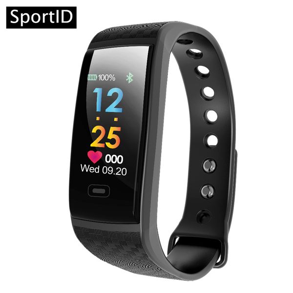 

new smart bracelet ck17 wristwatch waterproof ecg real -time heart rate monitor sport fitness tracker wristband usb-charge watch, Slivery;brown