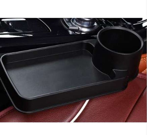 Vassoio portabicchieri universale da tavolo per laptop Supporto per tazza da scrivania per auto Mobile Auto con cassetto portatile