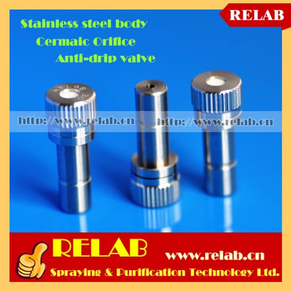

60pcs slip lock mist nozzle, low pressure (7-15 bar) with anti-drip valve, express delivery, ing