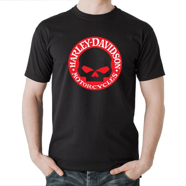 

CAMISETA MOTERA HARLEY CALAVERA HOMBRE МАНГА КОРТА