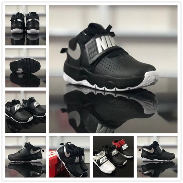 

kids shoes girls boys leather lace up children sneakers girl baby shoes sport autumn winter children shoes, Black;red