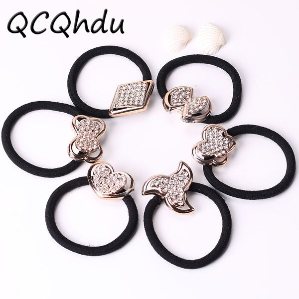 Crystal Hair Accessories For Girls Ponytail Holders Elastic Hair