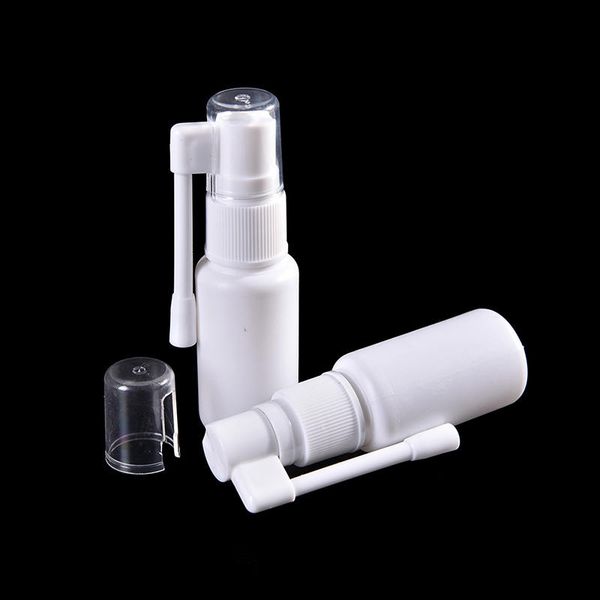 

portable nose atomizer with 360 degree rotation sprayer white plastic nasal pump mist spray bottles nose empty 10ml