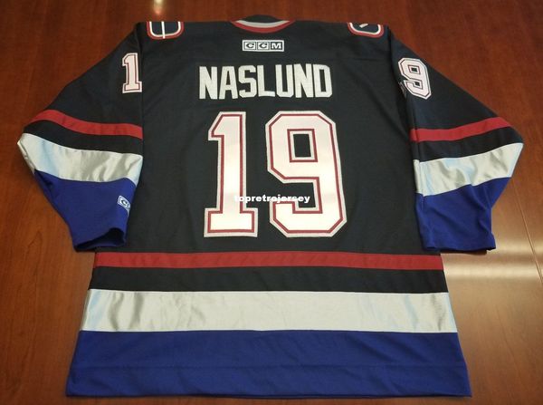 

wholesale custom markus naslund vintage vancouver canucks ccm hockey jersey blue mens retro jerseys, Black;red