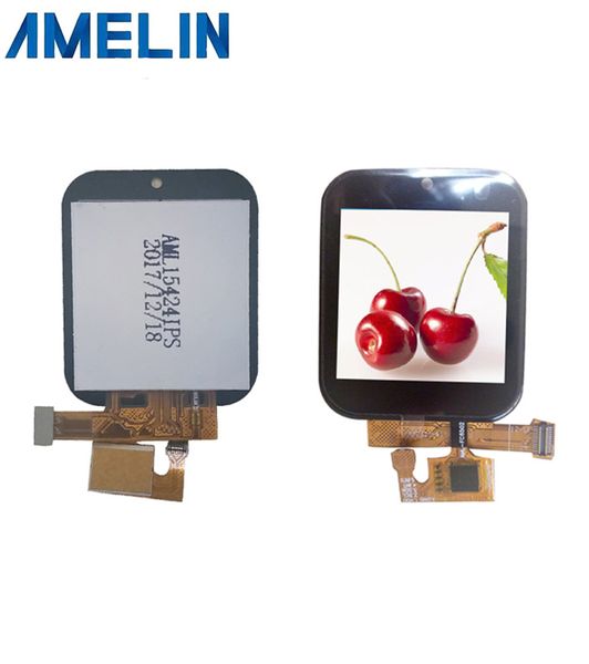 Esposizione del modulo dell'affissione a cristalli liquidi del quadrato di tft di IP54 di 1.54 pollici 240 * 240 con l'interfaccia del touch screen e di MCU dalla fabbricazione del pannello di amelin di Shenzhen