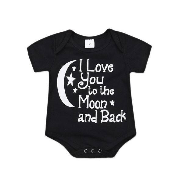 

Mikrdoo новорожденного младенца мальчиков девочек Луна звезда с коротким рукавом по