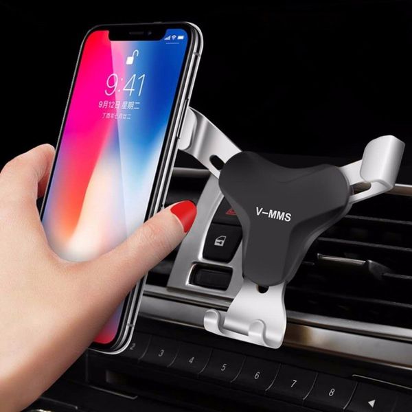 

car phone holder universal air vent mount clip cell holder for phone in car no magnetic mobile phone stand holder smartphone