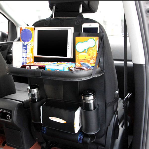 

car seat travel bag storage bag multifunctional car back seat organizer hanging pouch cup holder multi-pocket storage