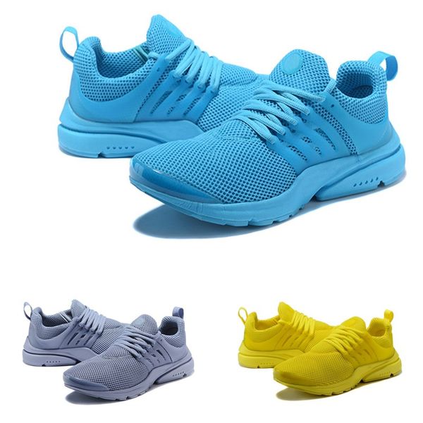 

new 2017 prestos 5 running shoes men women presto ultra br qs yellow pink oreo outdoor fashion jogging sneakers size us 5.5-11, White;red