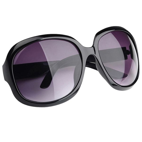 

fashion women lady's large classic shopping sunglasses eyewear black ing, Silver