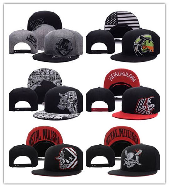 

Новое прибытие металл Snapback прохладный дизайнер Snap Back Cap Hat Mulisha Snapbacks Мужчины Женщи
