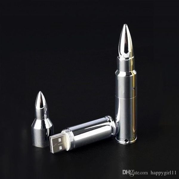 

metal pen drive bullet usb flash drive 4g 8g 16g 32g 64g pendrive flash card usb 2.0 u disk flash memory stick