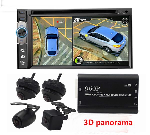 

Автомобиль 360 Панорамный видеорегистратор с бесшовным приводом Система парковки задним ходом Бесшовные с высоты птичьего полета Циклический цифровой видеорегистратор (3D + 720P)