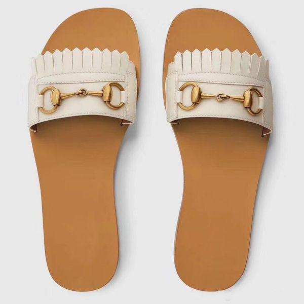 

Натуральная кожа Horsebit тапочки плоские дизайнер открытый Mullers женщина сандалии