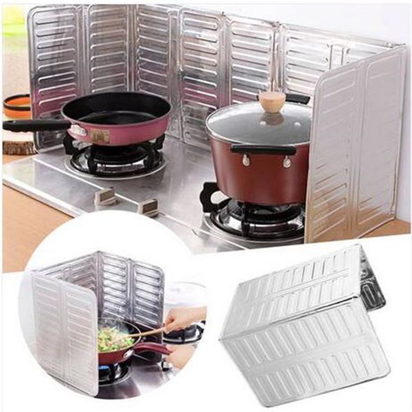 

2018 wholesales aluminum frying pan oil splash screen cover kitchen cooking oil splash guard board anti splatter shield kitchen tool