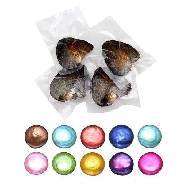 

2018 diy 10 colors to choose akoya pearl oysters genuine fresh water oyster beads charm beads jewelry making multi color beads, White