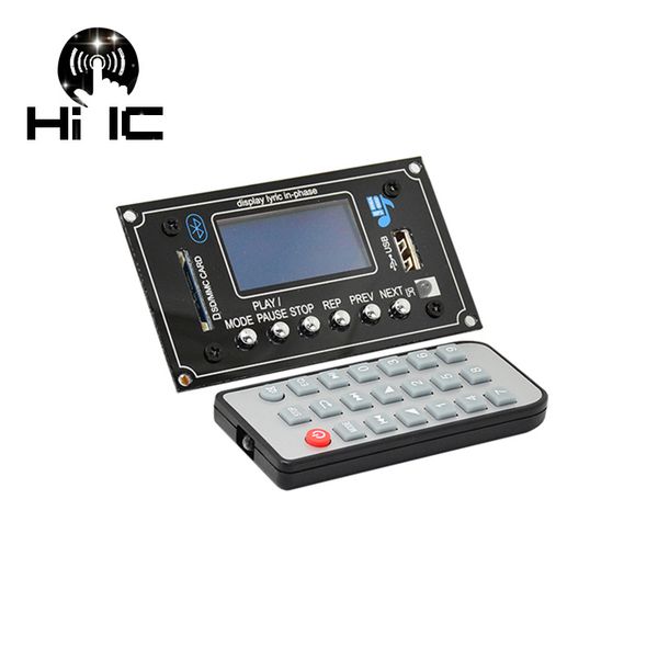 

Lyric Show Screen LCD Display Bluetooth MP3 Decoding Board Module Car Bluetooth MP3 Player Lossless Decoder Board