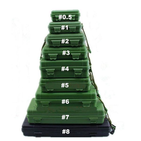 

9 sizes outdoor plastic waterproof airtight survival case container camping outdoor travel storage box