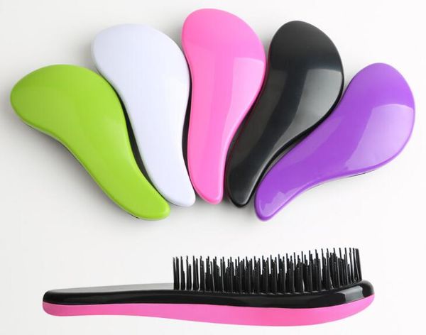 Colorful Plastic Comb Chicken Leg Type Anti Static Hair Brush Soft