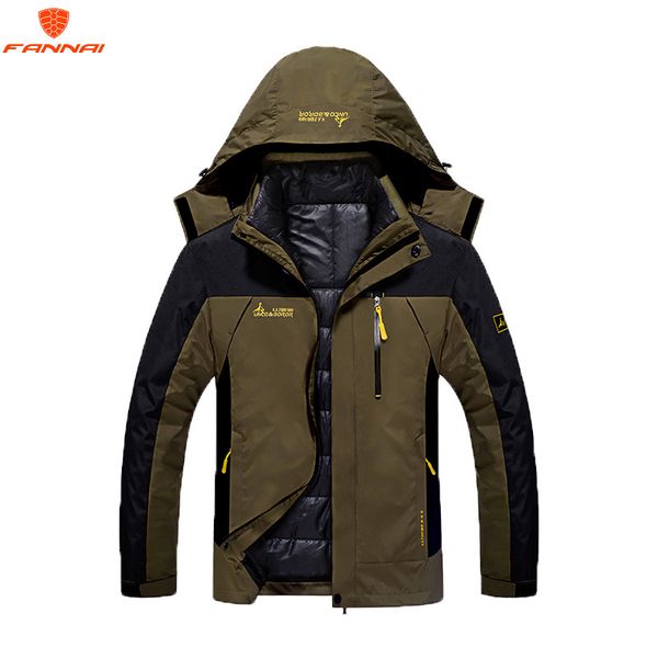 

2018 new large size -6xl warm outwear winter jacket men windproof hood men jacket warm parkas winter 8 colour, Black;brown