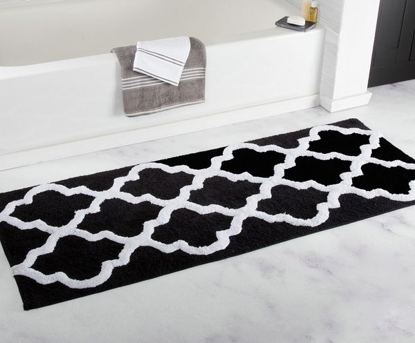 

long geometric plaid microfiber bedroom bathroom kitchen non-slip floor mats tapete brand porch doormat area rugs and carpets