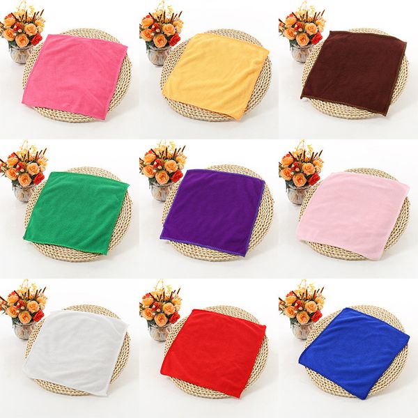 

microfiber чистота полотенце 25 * 25см стерильного полотенца кухня посудомоечной ткань уход за автомобиль полировка мойка полотенце