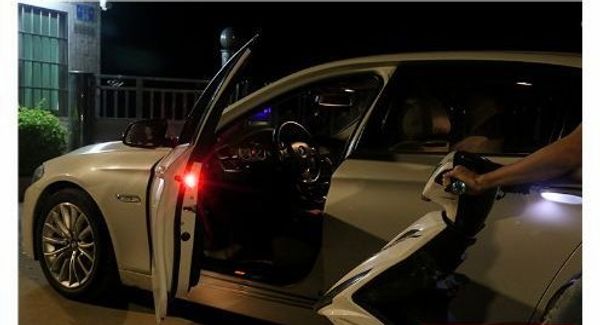 

car led door opening warning light 5smd magnetic wireless anti-collision signal light safety decorative flash light