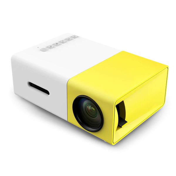 

original yg - 300 lcd projector mini portable 400 - 600lm led lamp 320 x 240 pixels media player for home projector