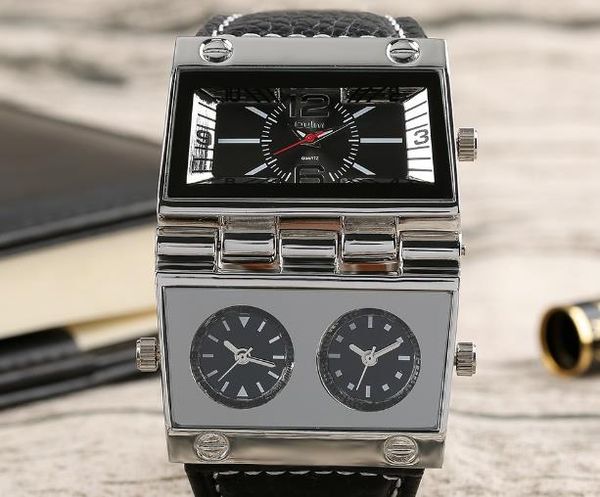 

men's casual business watch fashion sport quartz watch personality special gift watches different forom the rest, Slivery;brown