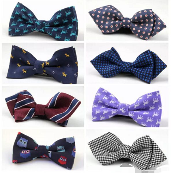

new children baby boys bowtie imitation silk formal tuxedo bow tie kids printed wedding necktie accessories 68 color ing, Black;gray