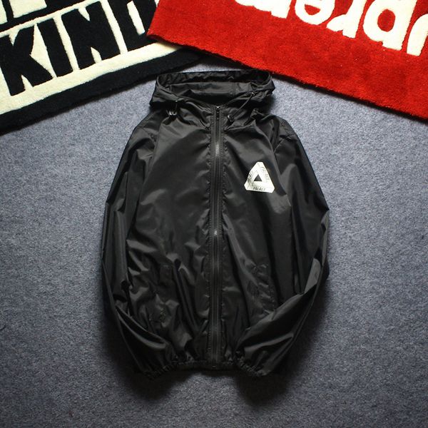 

Новый анорак солнцезащитный крем куртка ветровка уличная хип-хоп kanye west wind breaker jaqu