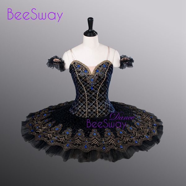 

professional tutu skirt black pancake tutu for child classical professional ballet tutus ballet dress, Black;red