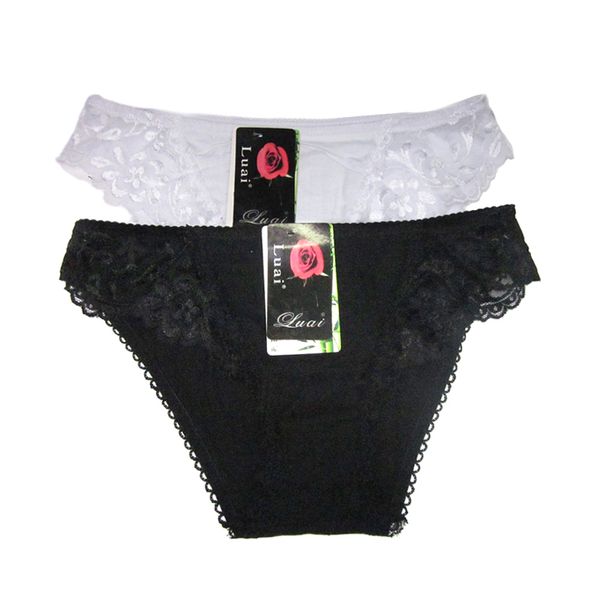 

trade orders ladies lace briefs authentic underwear panties for women black white pink 7 colors, Black;pink