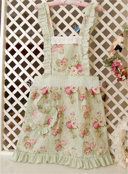

korean garden fabric aprons korean princess lace aprons cross back